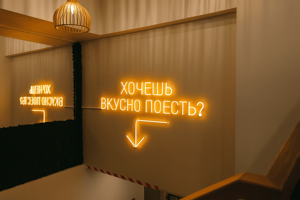 Вывески из гибкого неона: стиль и эффективность в одном решении